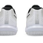 Innebandyaskor Asics Gel-Tactic 13 bakvy i vit med svart hälkappa och sulskydd