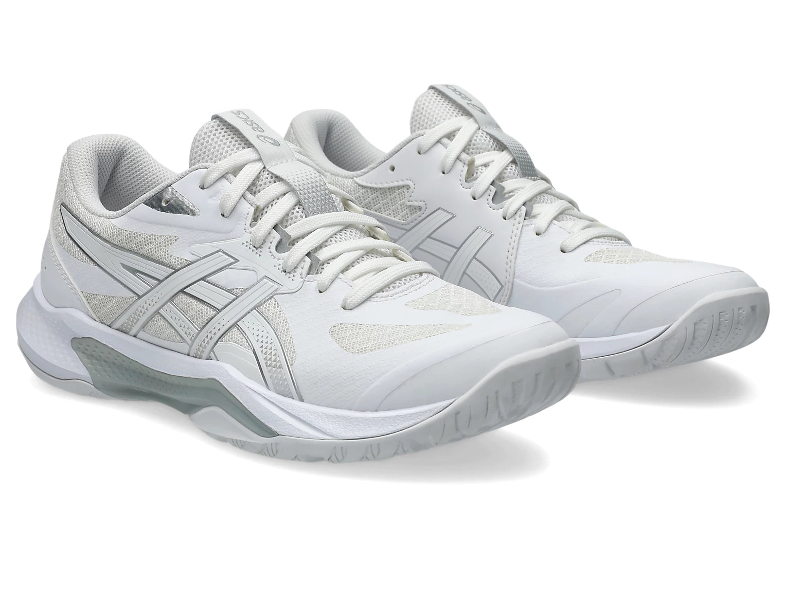 Innebandysko Asics Gel-Tactic 13 W, snörning och sidologga, vit ovandel