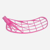 Innebandyblad Unilite Feather PP i rosa plastnät med böjd kant