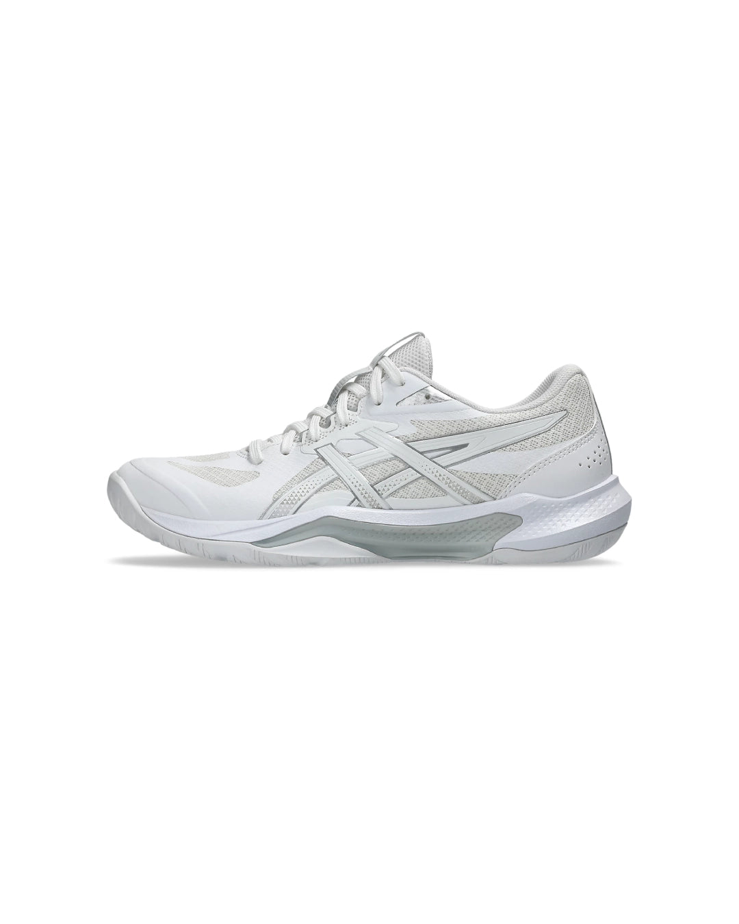 Innebandysko Asics Gel-Tactic 13 W i vit med gråa detaljer