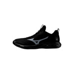 Svart innebandysko Mizuno Wave Luminous Pro U med snörning och lätt dämpning